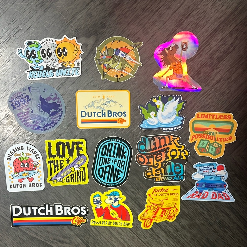 Dutch Bros Stickers